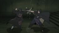 Sasuke versus Itachi as seen in the anime (Image via Studio Pierrot)